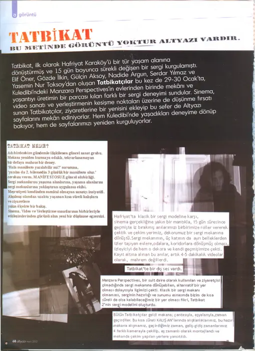 Tatbikat Sergileri 1–2