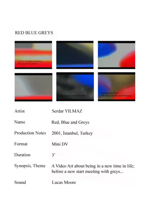 RED BLUE AND GREYS